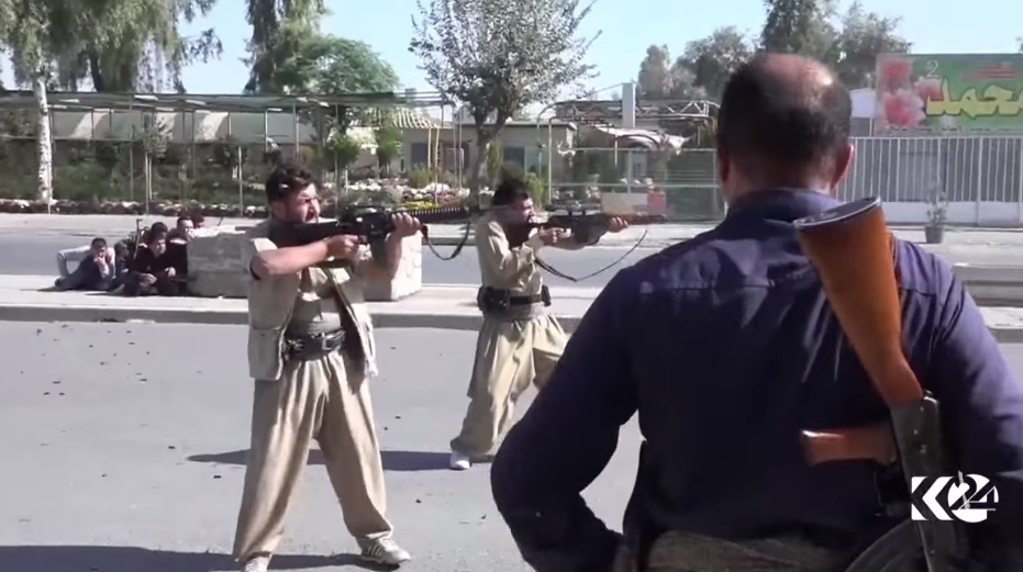 لقطات لكوردستان24 عن هجوم كركوك